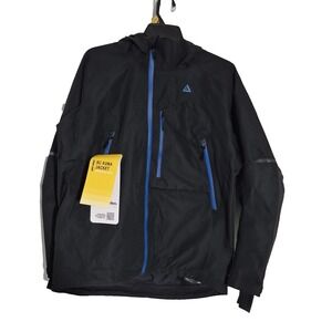 Ski-doo Jacket Mens Large Black Hooded BC Kona Waterproof Deep Snow NEW